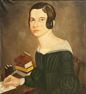 Portrait of the Connecticut Poetess L. F. Hall