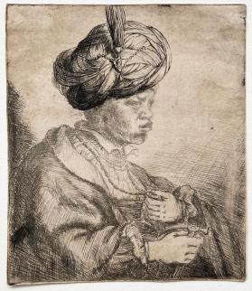 Man Wearing a Turban (Man met tulband)