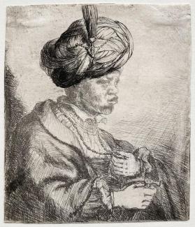 Man Wearing a Turban (Man met tulband)