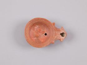Lamp Depicting Profile of a Man
