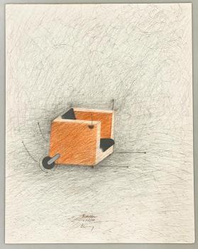 Drawing for "room". T-chair