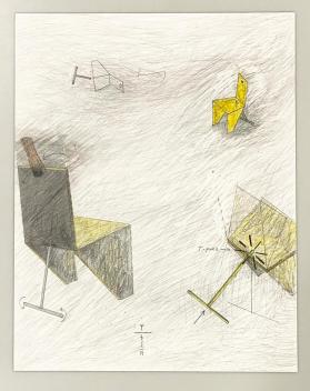 Drawing for "room". Watt's lift (OIL-chair)