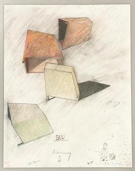 Drawing for "room". Tall boy
