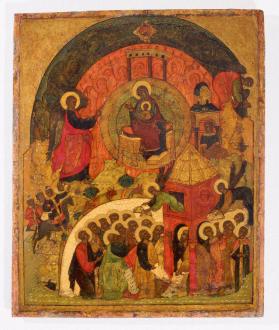 Forty Martyrs of Sebaste [recto]; Synaxis of the Virgin [verso]
