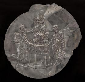 Paten Depicting the Communion of Paul and Peter