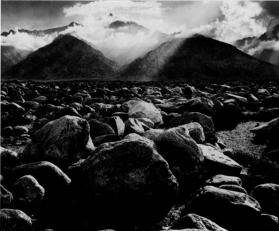 Mount Williamson - Clearing Storm, Sierra Nevada from Manzanar, California