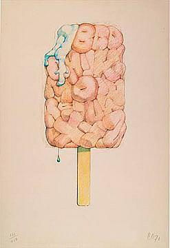 Soft Alphabet in the Form of a Good Humor Bar