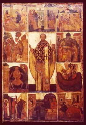 Saint Nicholas of Zaraysk with Scenes of His Life