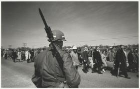 Marchers on the road to Montgomery