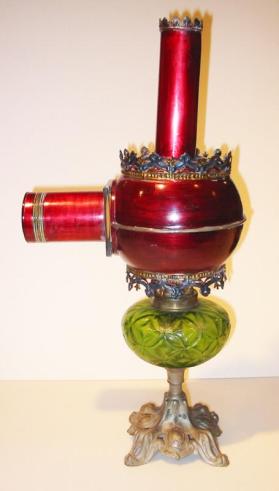 Magic Lantern (Laterne Magique) or Lampascope (Lampascope boule) with Kerosene Lamp