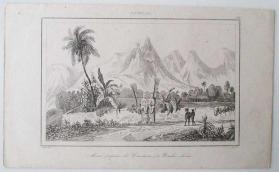 Polynesia. Morale (Cemetery Space) in Nuka Hiva (Polynèsie. Moral [espace de cimetière] à Nouka-Hiva)