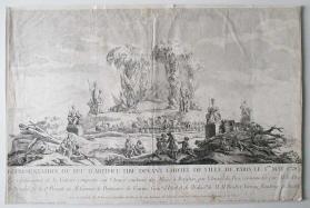 Representation of Fireworks in Front of the Town Hall in Paris (Representation du feu d'artifice tire dèvant l'hôtel de ville de Paris)