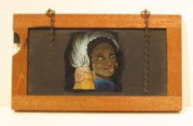 Glass Transparency: Head of a Woman