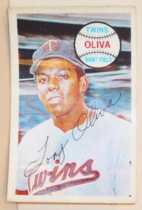 Pedro Oliva Baseball Card
