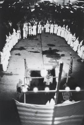 Knights of the Ku Klux Klan Rally in front of the County Courthouse, Reidsville, Georgia