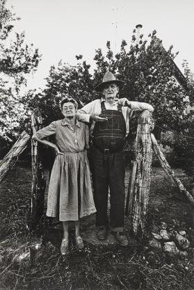 Husband and Wife, Farmers, German Settlements, Central Texas