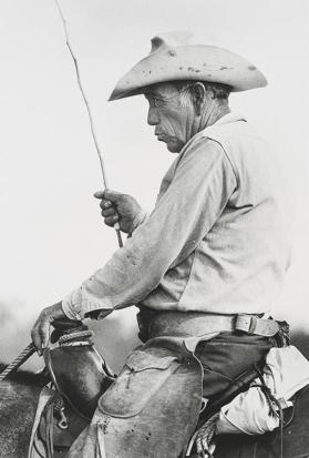 Watching Cattle, Mexican Vaquero, Southeast Texas