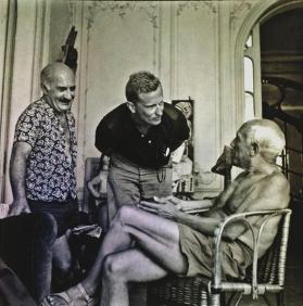 Self-portrait with Picasso