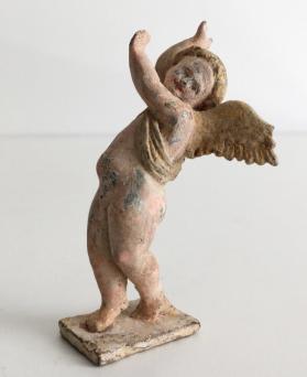 Eros Figure Turning Right with Arms Above Head