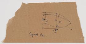Drawing for Two-Part Sofa