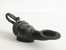 Lamp in the Form of Head of a Man