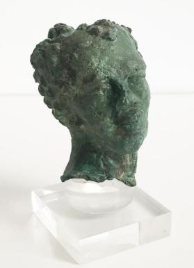 Fragmentary Vase (Balsamarium) in the Form of the Head of a Man