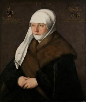 Portrait of Magdalena Mannlichen, Wife of Ambrosius Jung