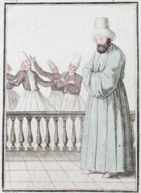 Derviches faisant la prière