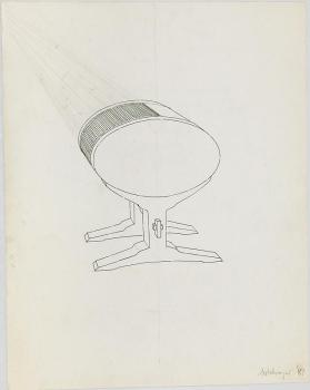 Study for Roll Top Desk