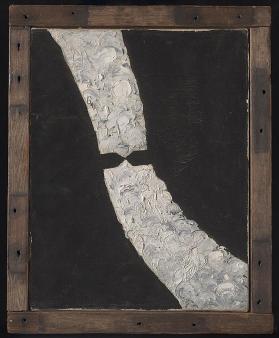 Untitled (Meeting White Forms on Black)
